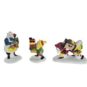 Department 56 North Pole Series Santa Toymaker Elves Figures 3-Piece Set